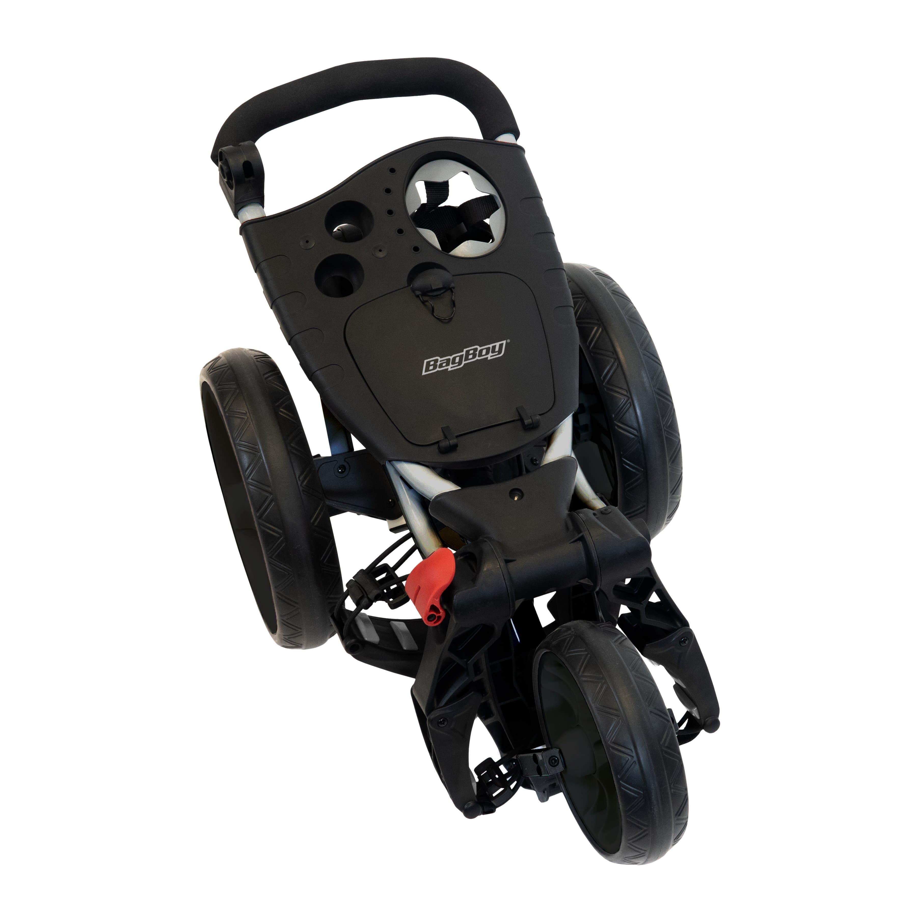 Bag Boy Spartan Push Cart: Silver/Black