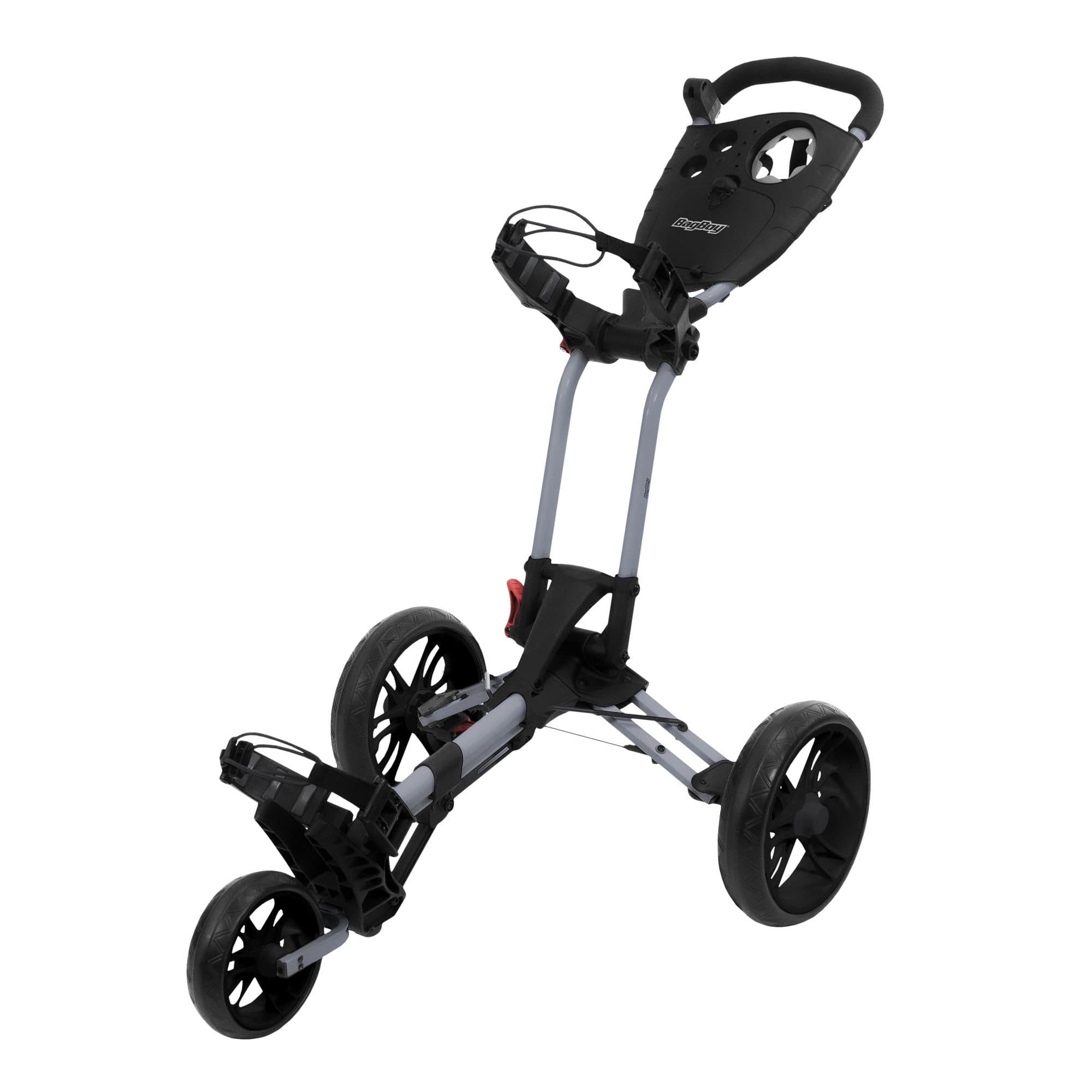 Bag Boy Spartan Push Cart: Silver/Black