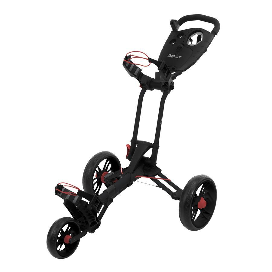 Bag Boy Spartan Push Cart: Black/Red